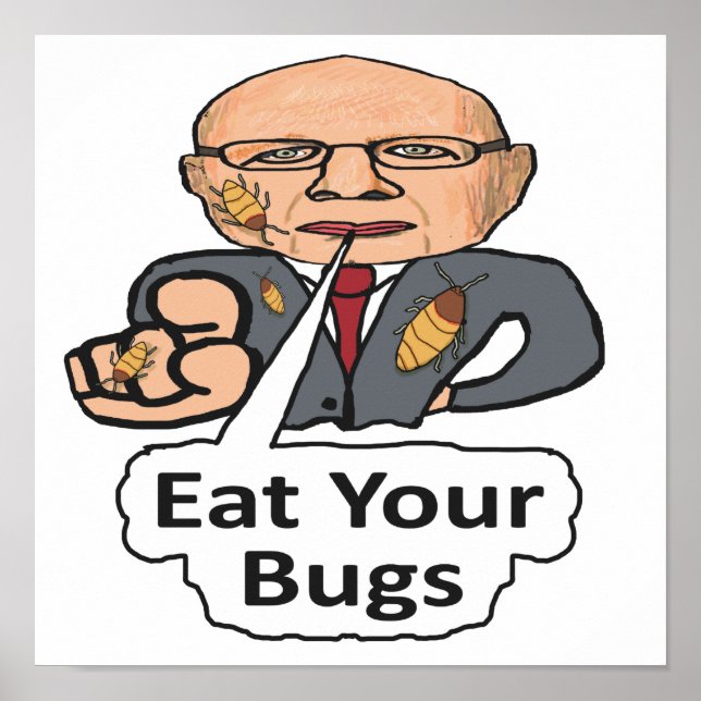 New World Order - Eat Your Bugs Poster (Front)