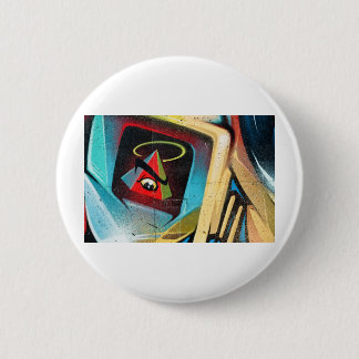 New World Order Graffiti 6 Cm Round Badge