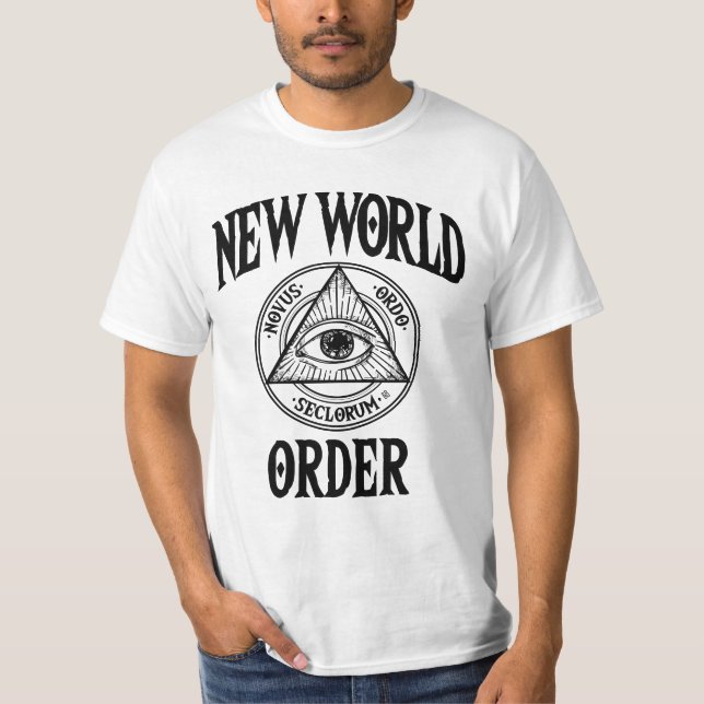 New World Order Illuminati T-Shirt (Front)