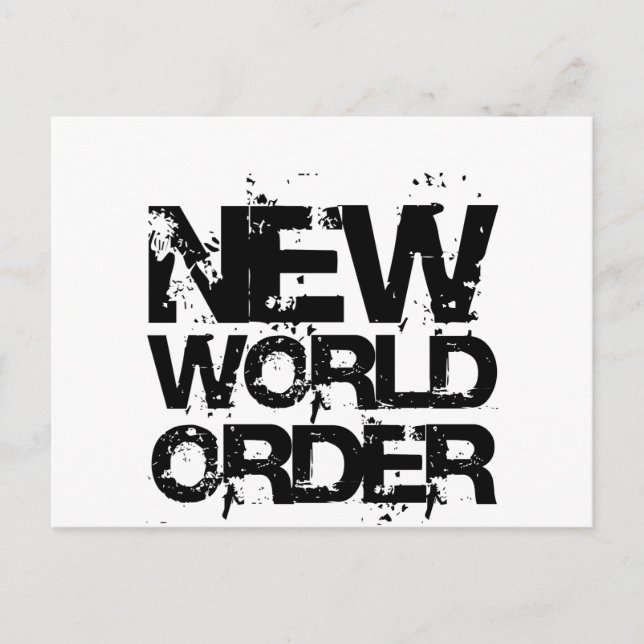 New World Order Postcard (Front)