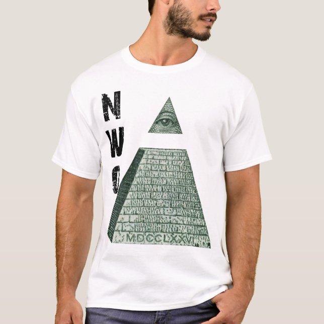 New World Order Pyramid T-Shirt (Front)