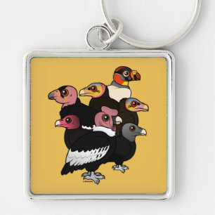New World Vultures Key Ring