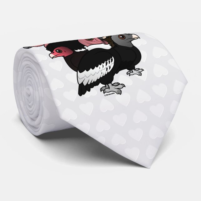 New World Vultures Tie (Rolled)