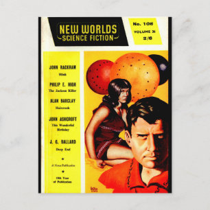 New Worlds 106 (1961-05.Nova)_Pulp Art Postcard