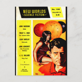 New Worlds 106 (1961-05.Nova)_Pulp Art Postcard