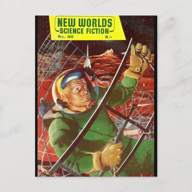 New Worlds 50_Pulp Art Postcard (Front)