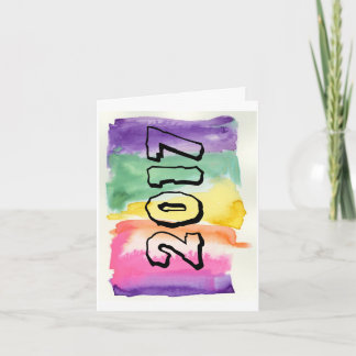 New Year 2017 Holiday Card