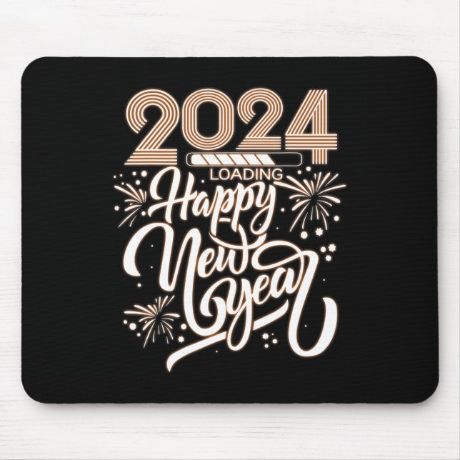 New Year 2024 Loading  Mouse Mat (Front)