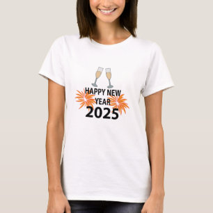 New Year 2025 Happy New Year T-Shirt