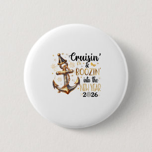 New Year 2026 Boozin' Cruisin' Outfit 2 6 Cm Round Badge