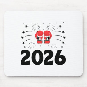 New Year 2026 Boxer Sports Strength Gym Athlete Bo Mouse Mat