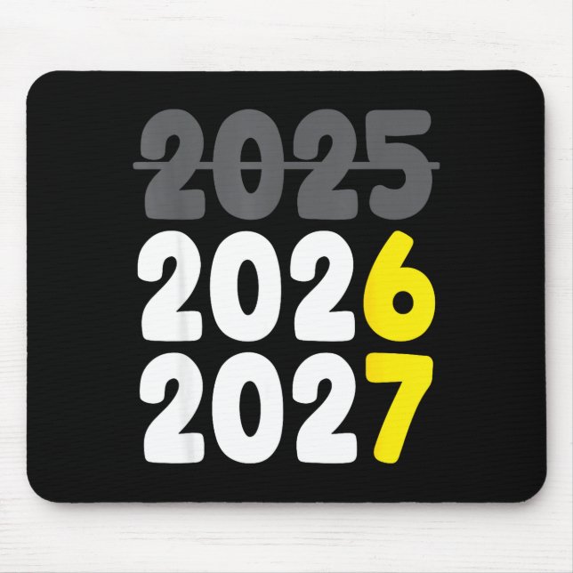 New Year 2026 Funny Six Seven 67 Meme Gen Alpha Sl Mouse Mat (Front)