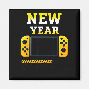 New Year 2026 Loading Gaming Controller New Years  Magnet