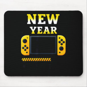 New Year 2026 Loading Gaming Controller New Years Mouse Mat