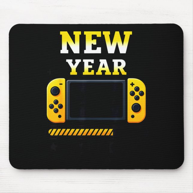 New Year 2026 Loading Gaming Controller New Years  Mouse Mat (Front)