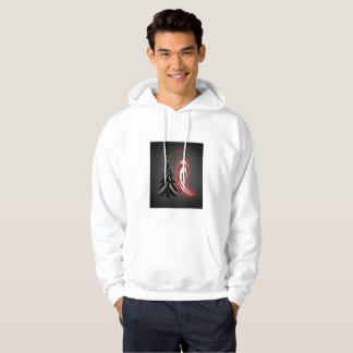 New Year 2026 – Men's Black & White Hoodie