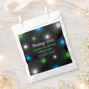 New Year 2026 Prosperity Colorful Lights Blessings Favour Bags