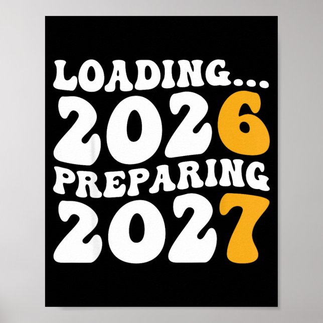 New Year 2026 Shirt Funny 67 Meme Six Seven  Poster (Front)