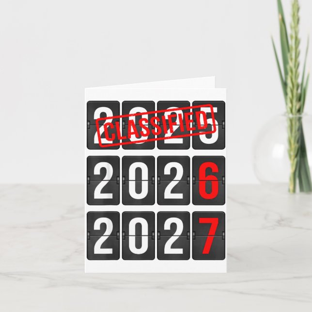New Year 67 Six Seven Countdown New Year 2026 2027 Card (Front)