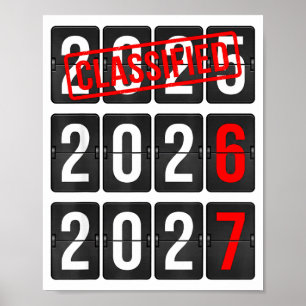 New Year 67 Six Seven Countdown New Year 2026 2027 Poster