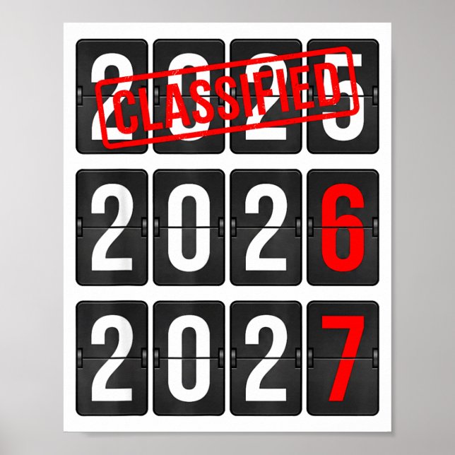New Year 67 Six Seven Countdown New Year 2026 2027 Poster (Front)