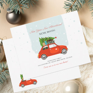 New Year Adventures Change of Address Moving Card