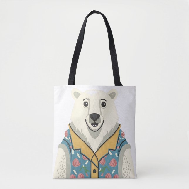 New Year and funny and happy animals Tote Bag (Front)