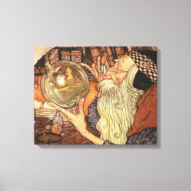 New Year Antique Father Time  Canvas Print (Front)