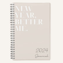 New Year Better Me Resolutions 2024 Journal
