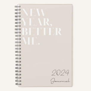 New Year Better Me Resolutions 2024 Journal