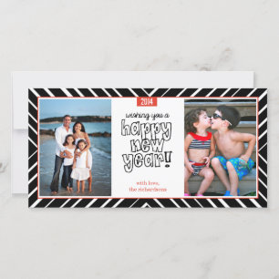 New Year Bullseye 1 Holiday Card