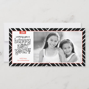 New Year Bullseye 2 Holiday Card