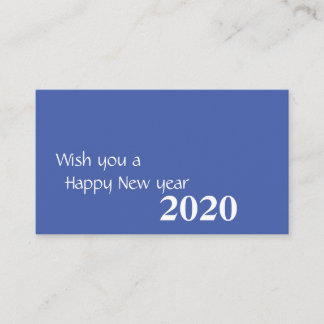 New year card