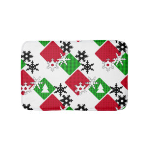 New year , Christmas Bath Mat