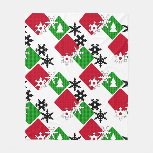 New year , Christmas Fleece Blanket (Front)