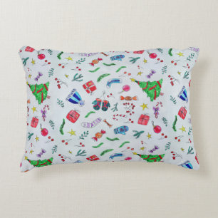 New year christmas winter decorative cushion