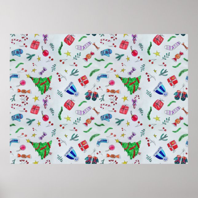 New year christmas winter poster (Front)