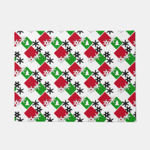 New year , Christmas, Xmas decor Doormat