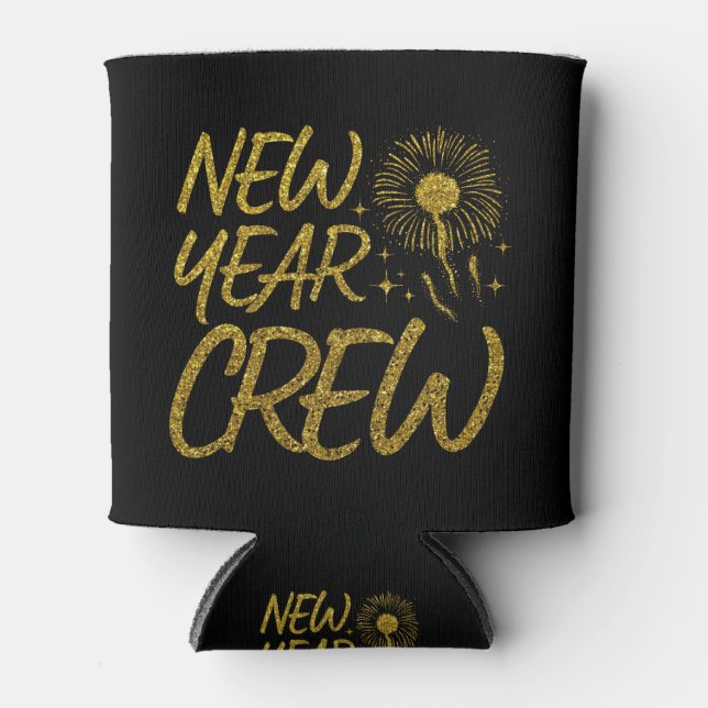 New Year Crew  Can Cooler (Front)