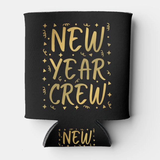 New Year Crew Can Cooler (Front)