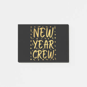 New Year Crew Post-it Notes
