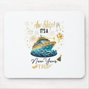 New Year Cruise 2026 Nye Celebration Mouse Mat