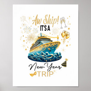 New Year Cruise 2026 Nye Celebration Poster