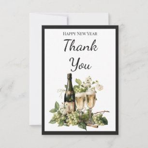 New Year Custom Thank You Card   2026 Greeting