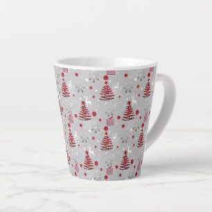 New year decor, christmas latte mug
