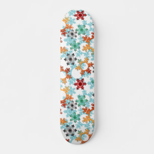 New year decor, christmas, new year, snow skateboard