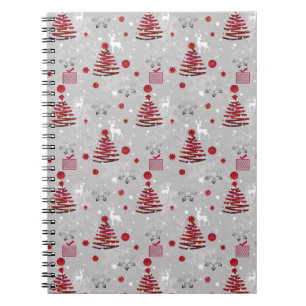 New year decor, christmas notebook