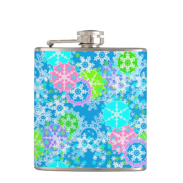 New year design hip flask (Front)