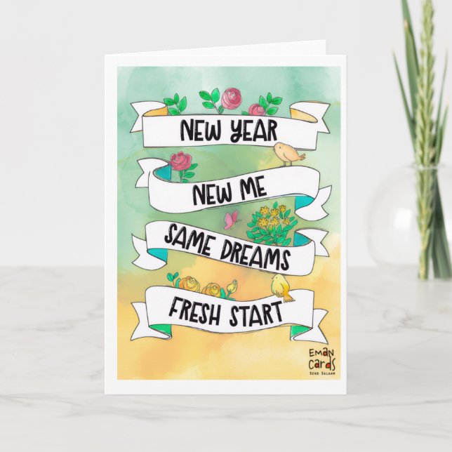 New Year Dreams Card (Front)