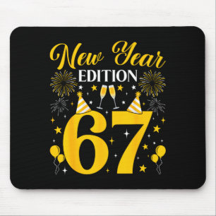 New Year Edition 67 Funny 6 7 Meme New Year 2026 T Mouse Mat